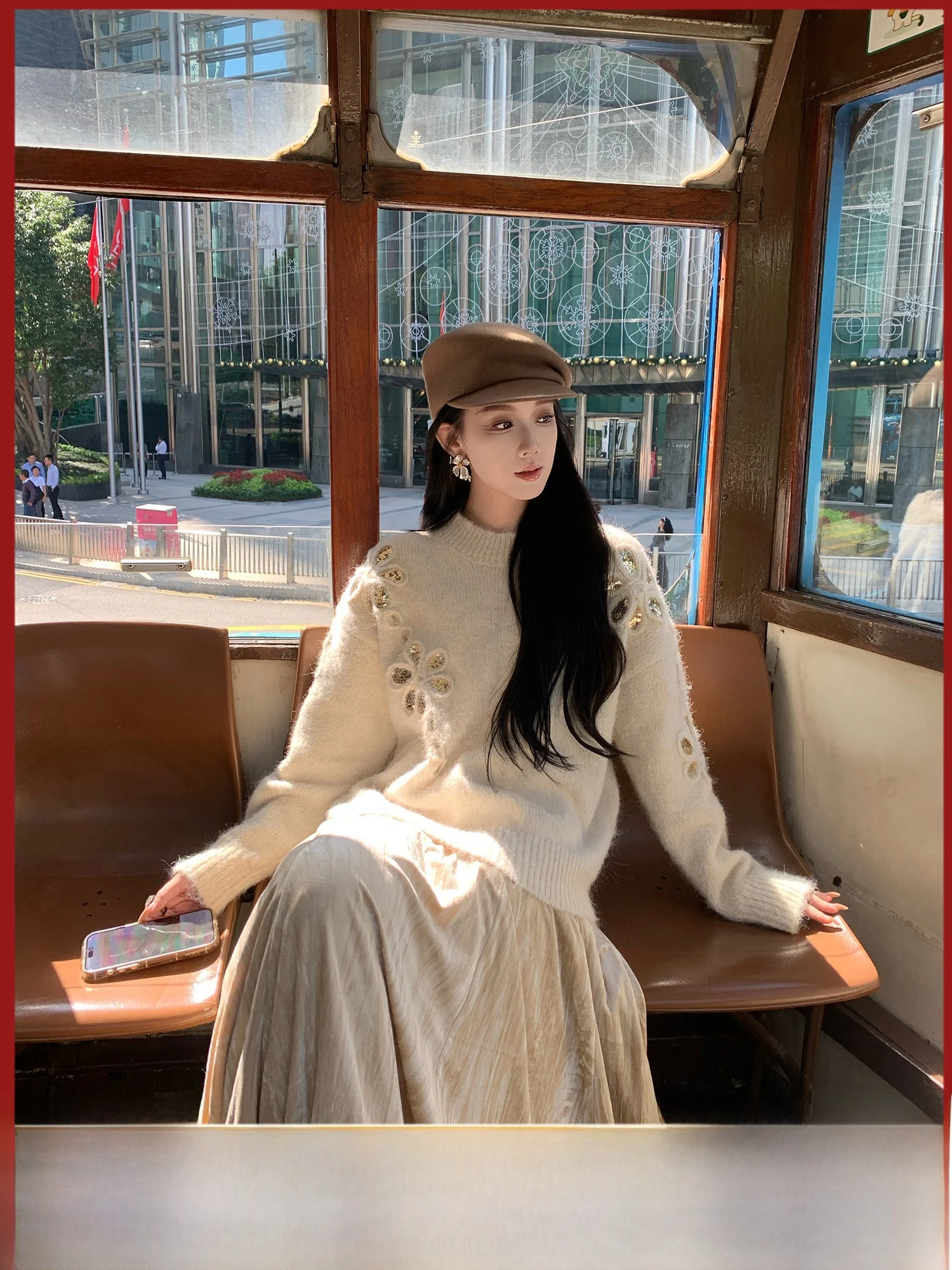 

Limited Time Women's Knitted Sweater Straight Discount 8 Commute Sle Regular Fit Long Sve round Ne Sweater for Autum...