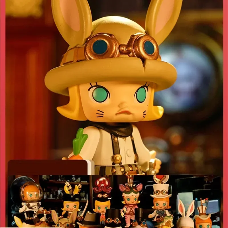 

Pop Mart Molly Steampunk Series Blind Box Guess Bag Mystery Box Toys Doll Cute Anime Figure Desktop Ornaments Gift