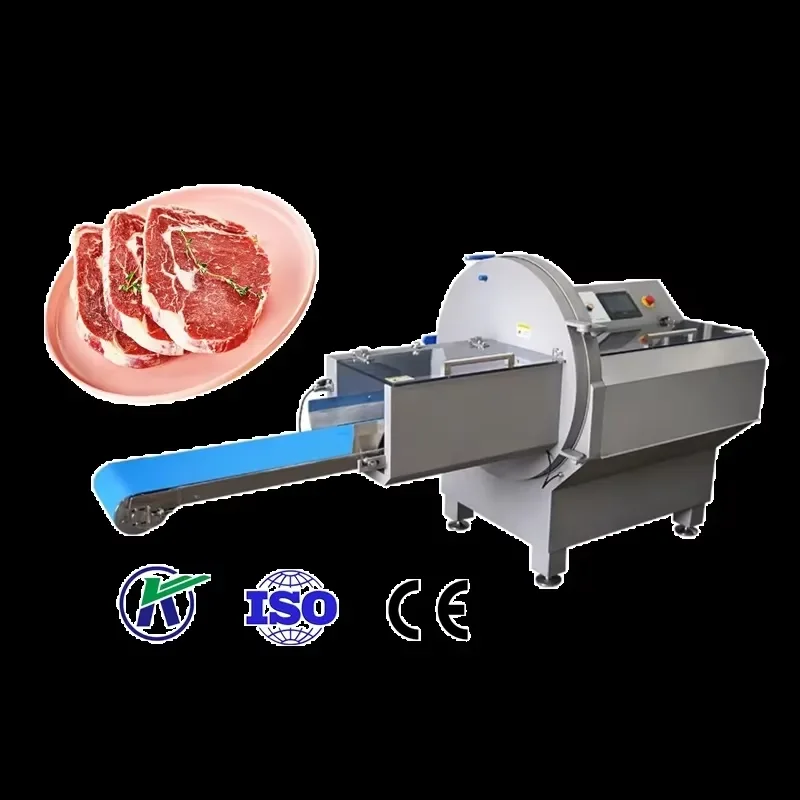 [2026] Cooks Meat Slicer Commercial Fresh Fillet Meat Steak Cuber Slicer Slicing Cutting Machine / Automatic Beef Jerky