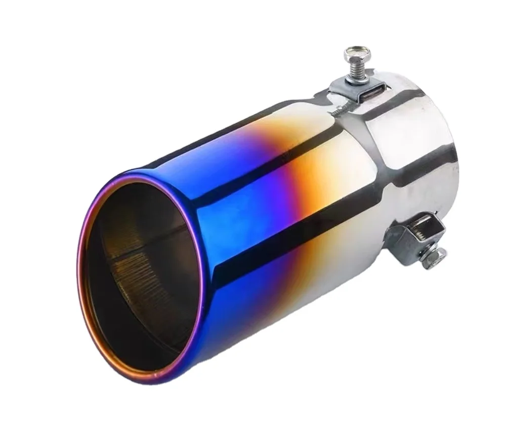

SXLL 63Mm 76mm Exhaust Pipe High Performance Racing 304 Stainless Steel Exhaust System with Motorcycle Muffler Tip