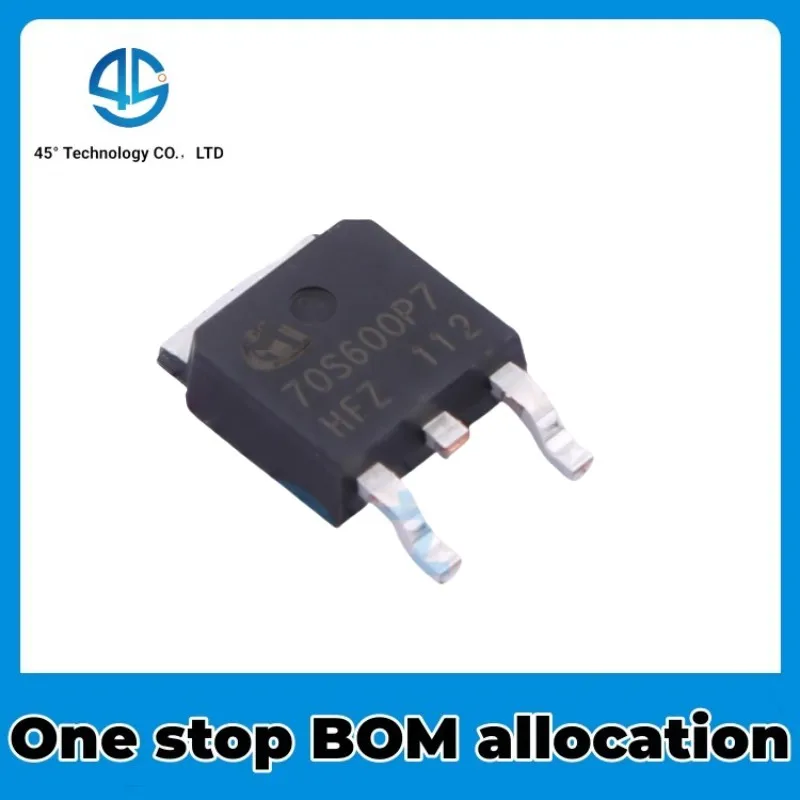 10PCS Original genuine 70R600P7 IPD70R600P7S TO-252 field-effect transistor LCD power supply IC NEW IC Chipset