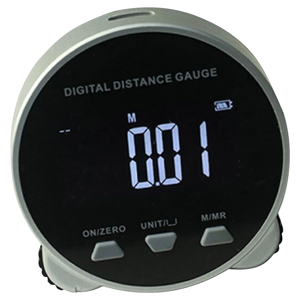 Misura di nastro elettronico Righello a rullo digitale Strumento di misurazione portatile intelligente con rotolamento 0-199,999 m Alta precisione per la misurazione della lunghezza