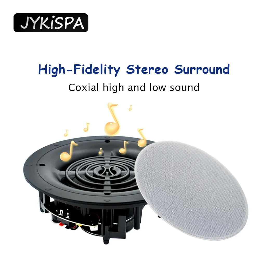 5inch 25W Framless Ceiling Speaker Home Theater Sound System Coaxial Music Speakers Passive In Wall for Indoor meeting