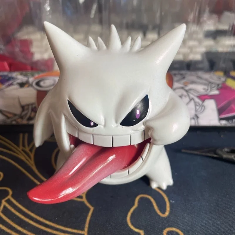 Pokémon Gengar PVC Figura Anime, Brinquedos Modelo Periféricos, Boneca Coleção Action Figure, Ornamento de Mesa, Presente para Amigo, 9cm