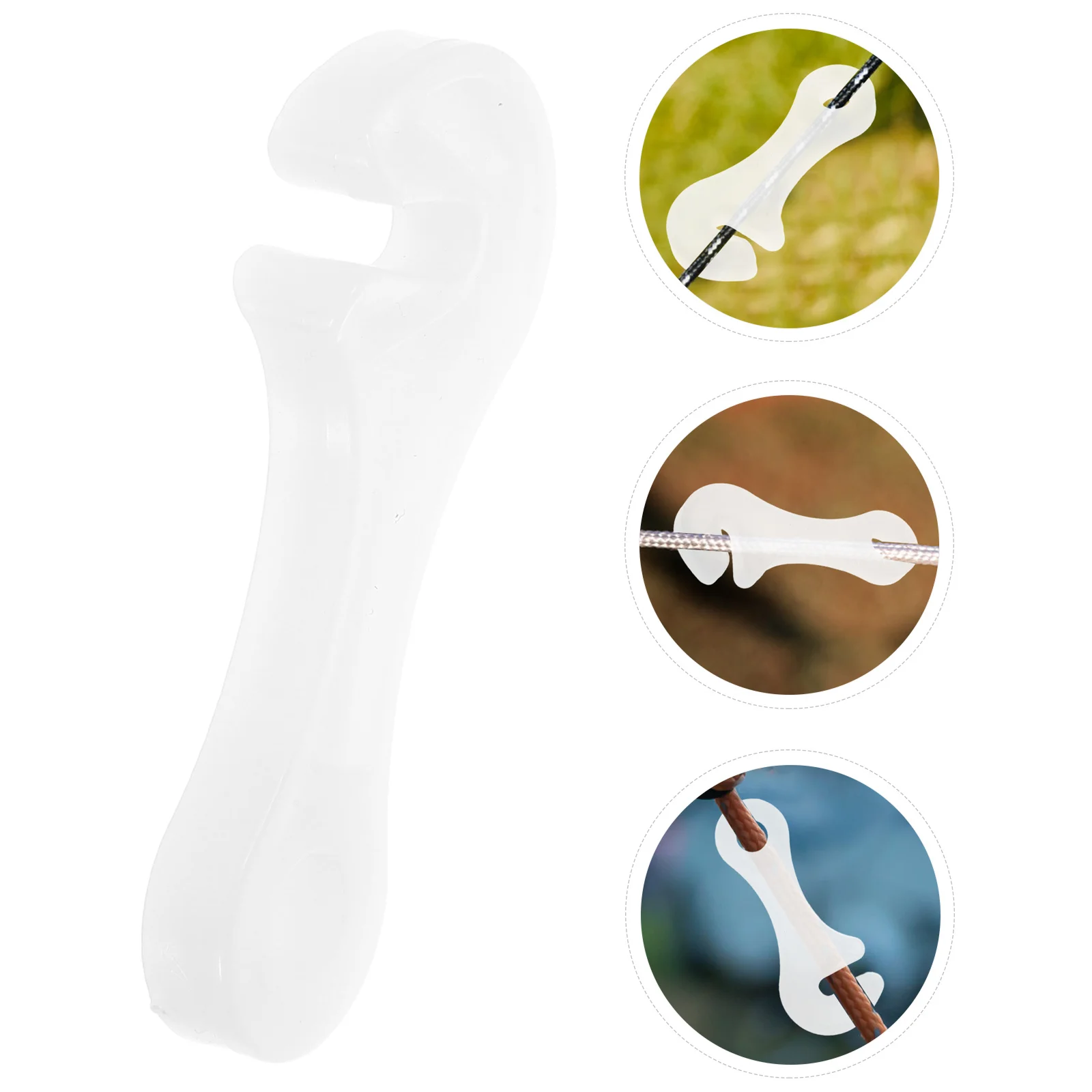 

20Pcs Glow in The Dark Guyline Adjuster Tent Rope Tensioner Plastic Windproof Buckle Camping Hiking Outdoor Gear