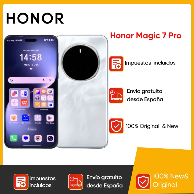 Image of 2025 NEW HONOR Magic7 Pro 5G Smartphone Snapdragon 8 Elite 6.8''120Hz LTPO Display 100W Charge Global Version HONOR Magic 7 Pro cod004
