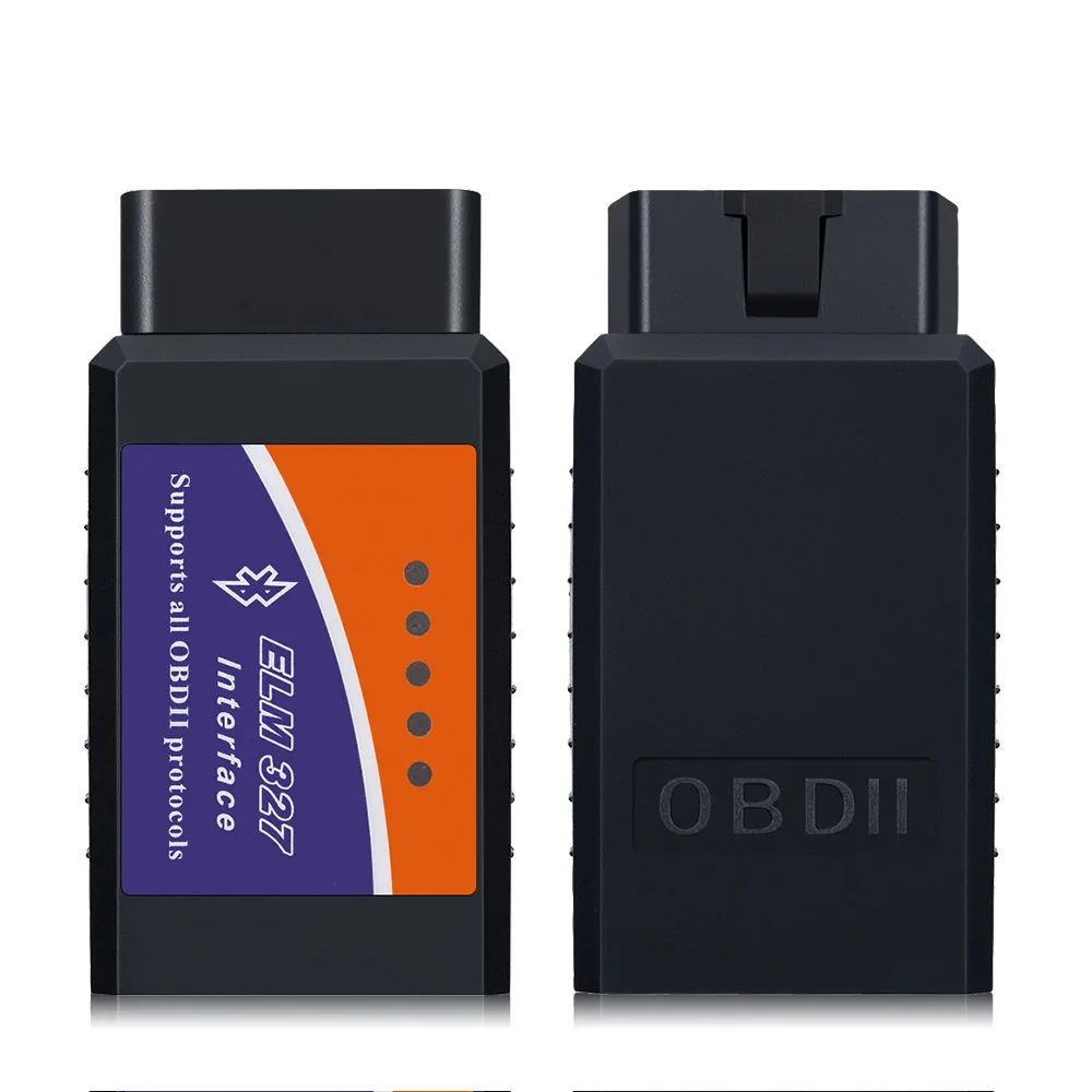 ELM327 V2.1 Obd2 الماسح الضوئي بلوتوث أداة تشخيص السيارة لنظام أندرويد/IOS قارئ الرمز كاشف أخطاء السيارات