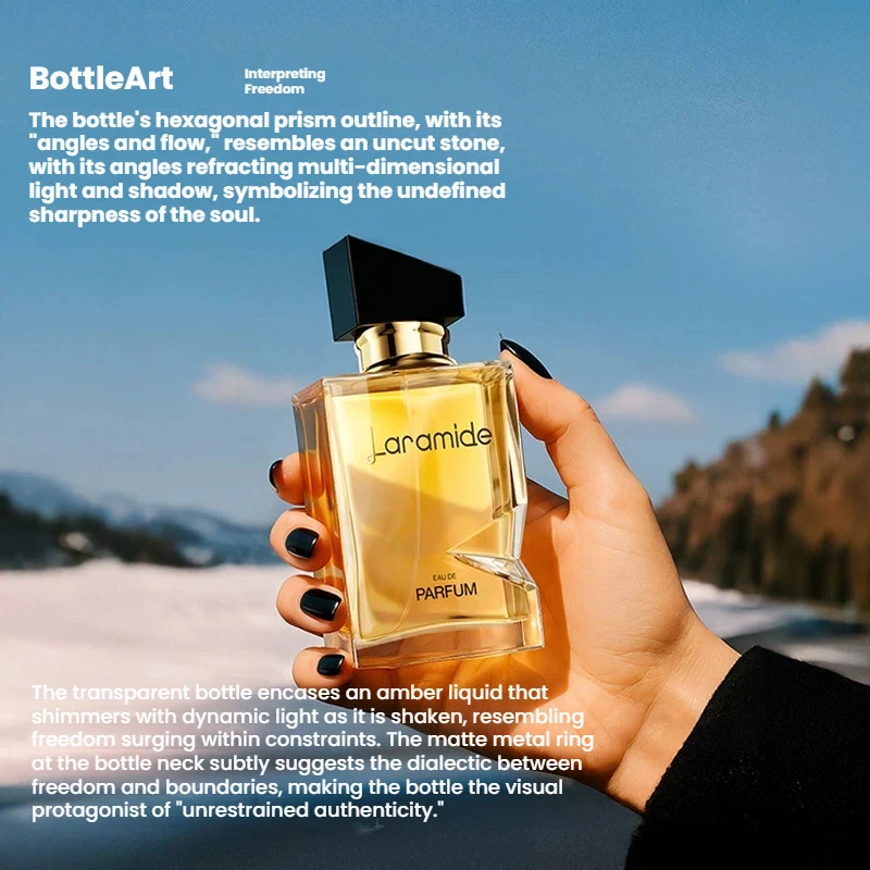 

50ml Laramide Haute Perfume Collection Free Spirit Women's Eau de Toilette, Fresh Fruity Long-Lasting Light Fragrance for Women