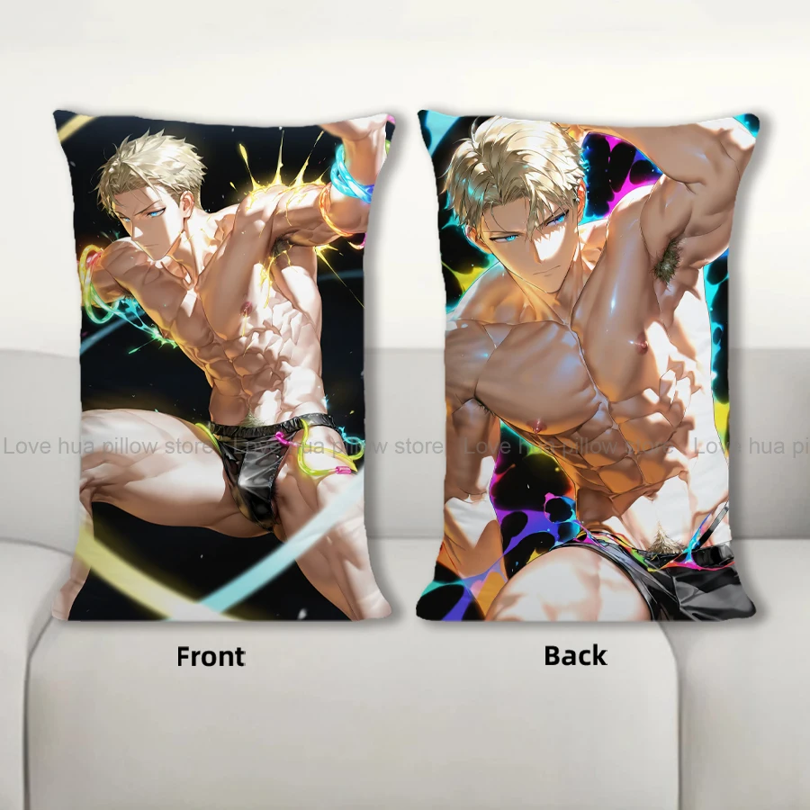

Anime Pillow Loid Forger Furry Dakimakura Nsfw Half body Cartoon Pillow Core Double Side Print 40X60cm