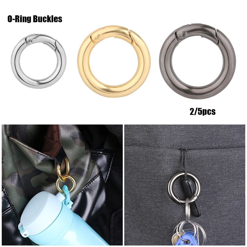 High quality Zinc Alloy Hooks Plated Gate Bag Belt Buckle Snap Clasp Clip Spring O-Ring Buckles Carabiner Purses Handbags