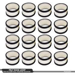 Pool Ball Cleaner Machine Wool Loop 57.2mm/52.5mm 16pcs/22pcs for pool/snooker ball Automatic Washing Electronic Machine