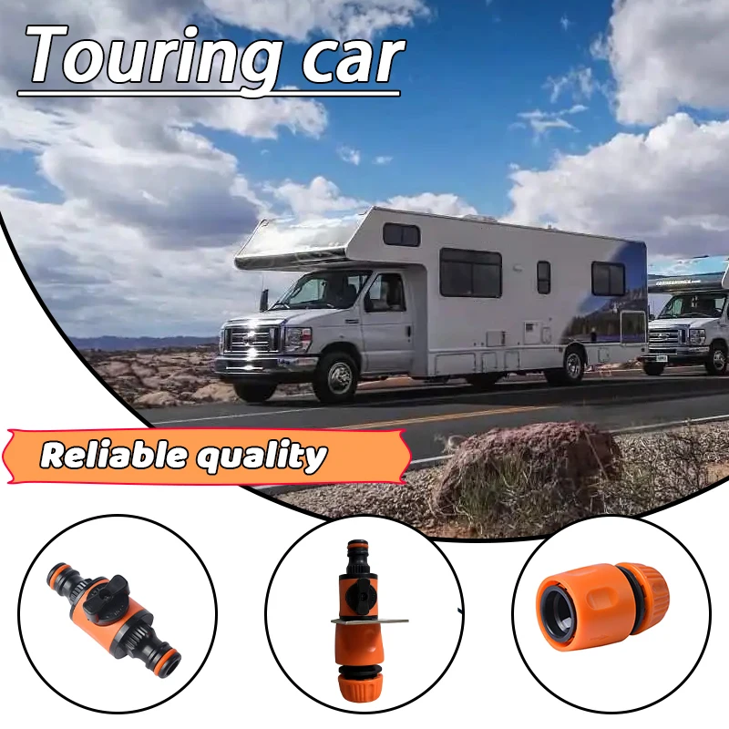 

For Campervan Motorhome Racevan Water Pipe Connectors And Brackets Universal RV Water Tank Backfill System RV Replacement Parts