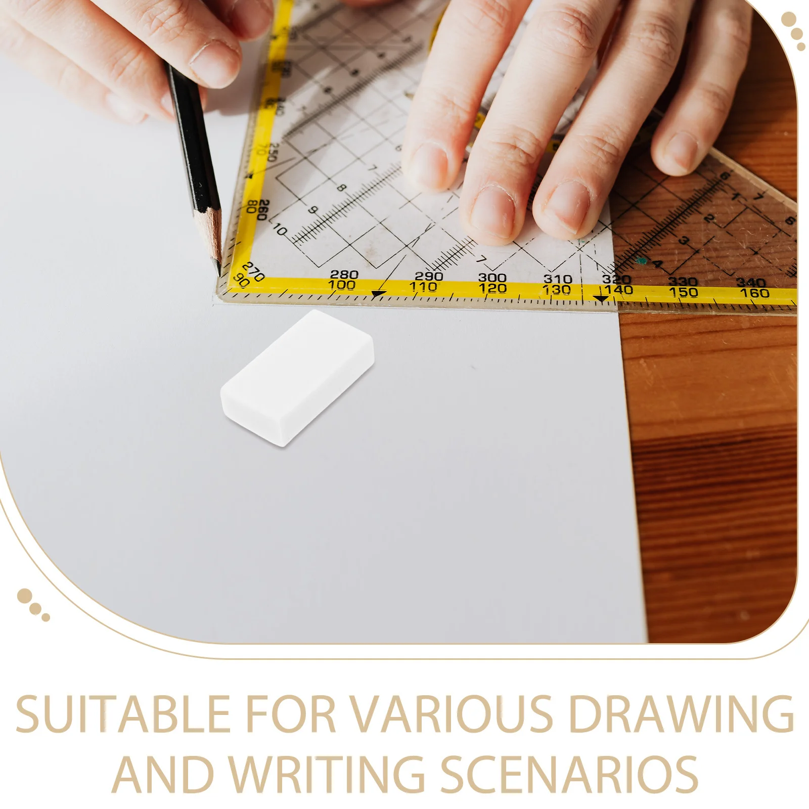 18 шт., белый ластик, мягкий остаток, бесплатно для рисования, эскизов, художественных экзаменов, художников, студентов, школьных принадлежностей, ластики, милые мини-ластики