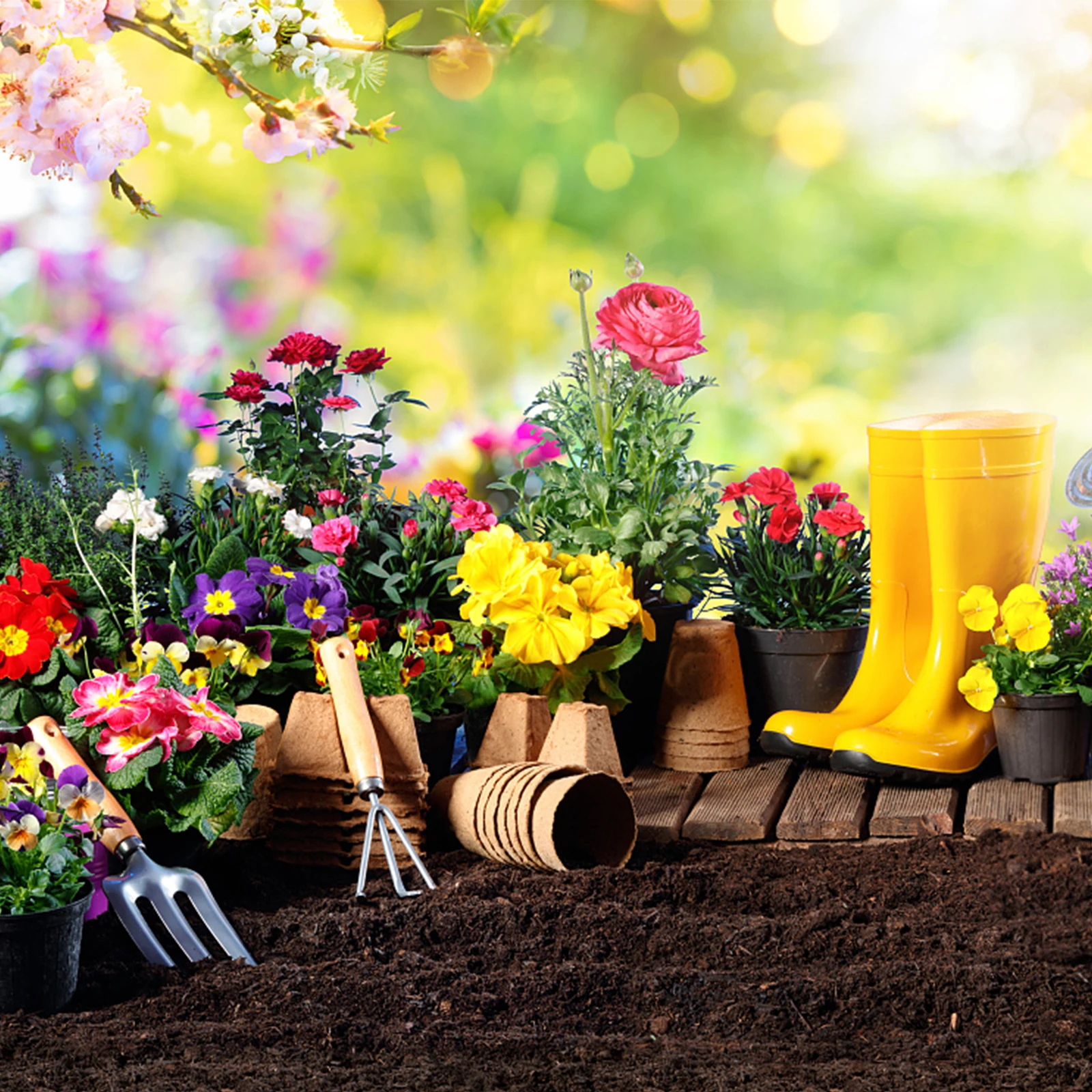 

40 Pcs Nursery Cup Gardening Pot Pots for Plants Pulp Paper Flowerpot Cultivation