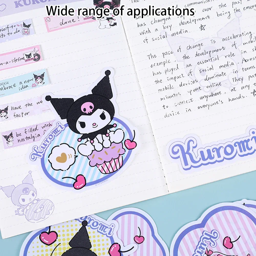 Sanrio Stickers Cinnamoroll Hello Kitty Kuromi Pachacco DIY Decorative Stickers Phone Luggage Laptop Guitar Sticker