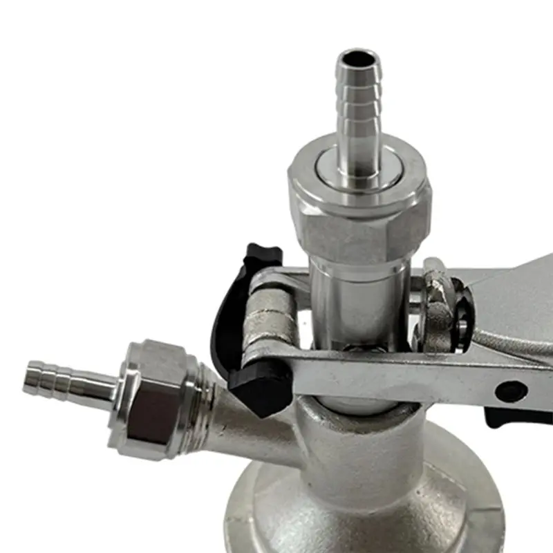 Stainless Steel Keg Head With M Type Coupler, 5/8' G For Bar Beer Valve& Metal Handle-VVBC