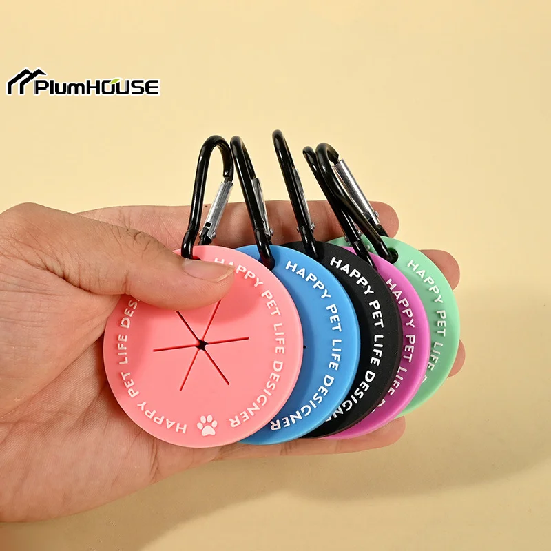 Dog Poop Bag Holder Waste Bag Holder With Carabiner Clip Pet Waste Bag Dispenser For Dog Walking Accessory
