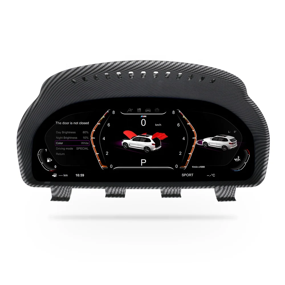 

Route 12.3'' IPSCar Dashboard Instrument Digital Cluster Speedometer Support Original Car Information