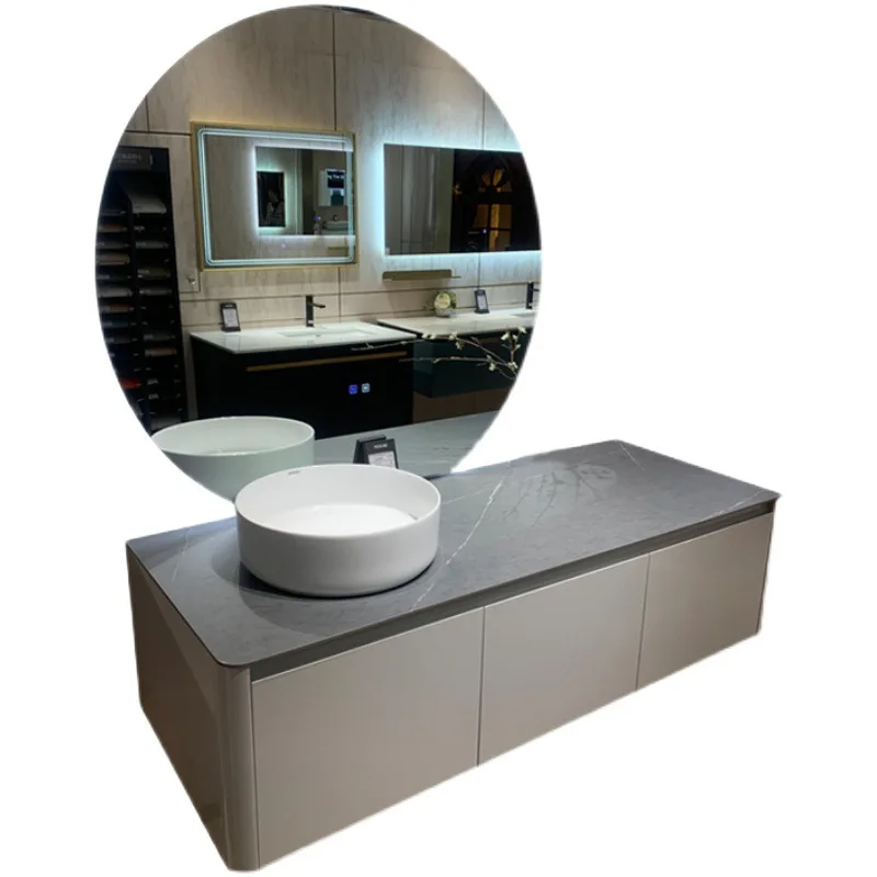 

Modern bathroom vanity cabinet with sink