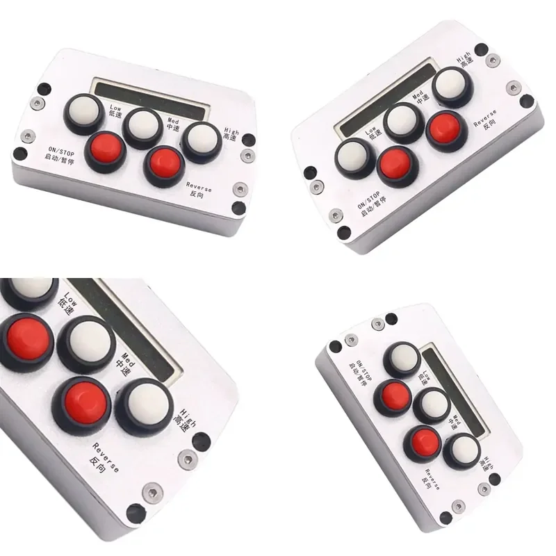 Brushless Motor PWM Speed Controller CNC Metal Waterproof 3-Speed Remote Control with Reverse Function for DIY Projects