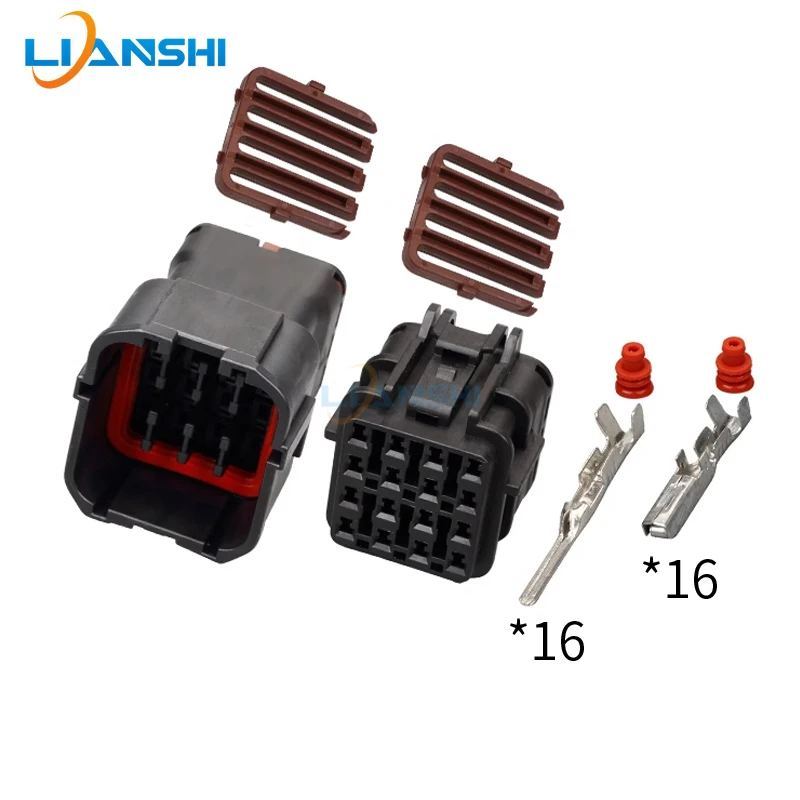 7123-7564-40/7222-7564-40 is suitable for modern automotive radar wiring harness plug 16p male and female waterproof connector