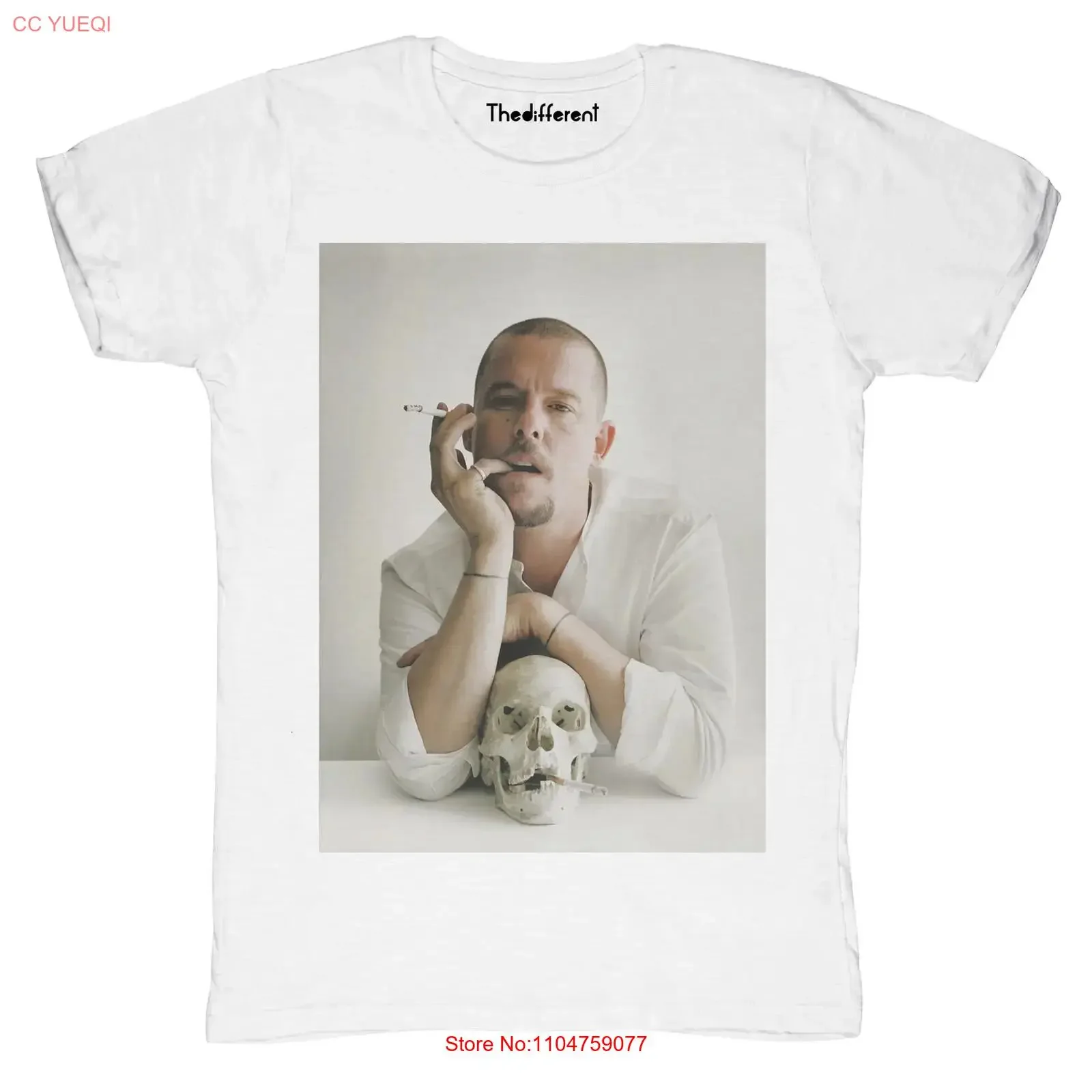 New Flame Men's Model Skull Idea T Shirt vintage Washed Stylish Casual Breathable homme Stretched streetwear