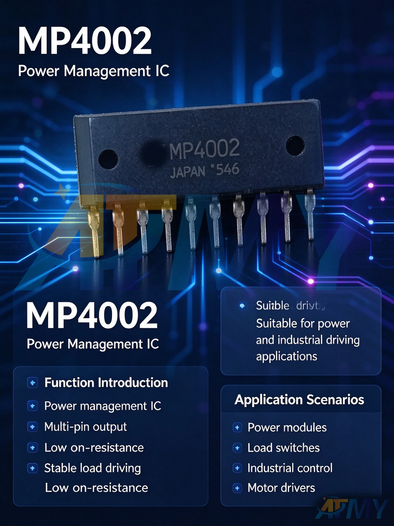 MP4021 MP4020 MP4004 MP4002 MP4003 Printer pin driver chip