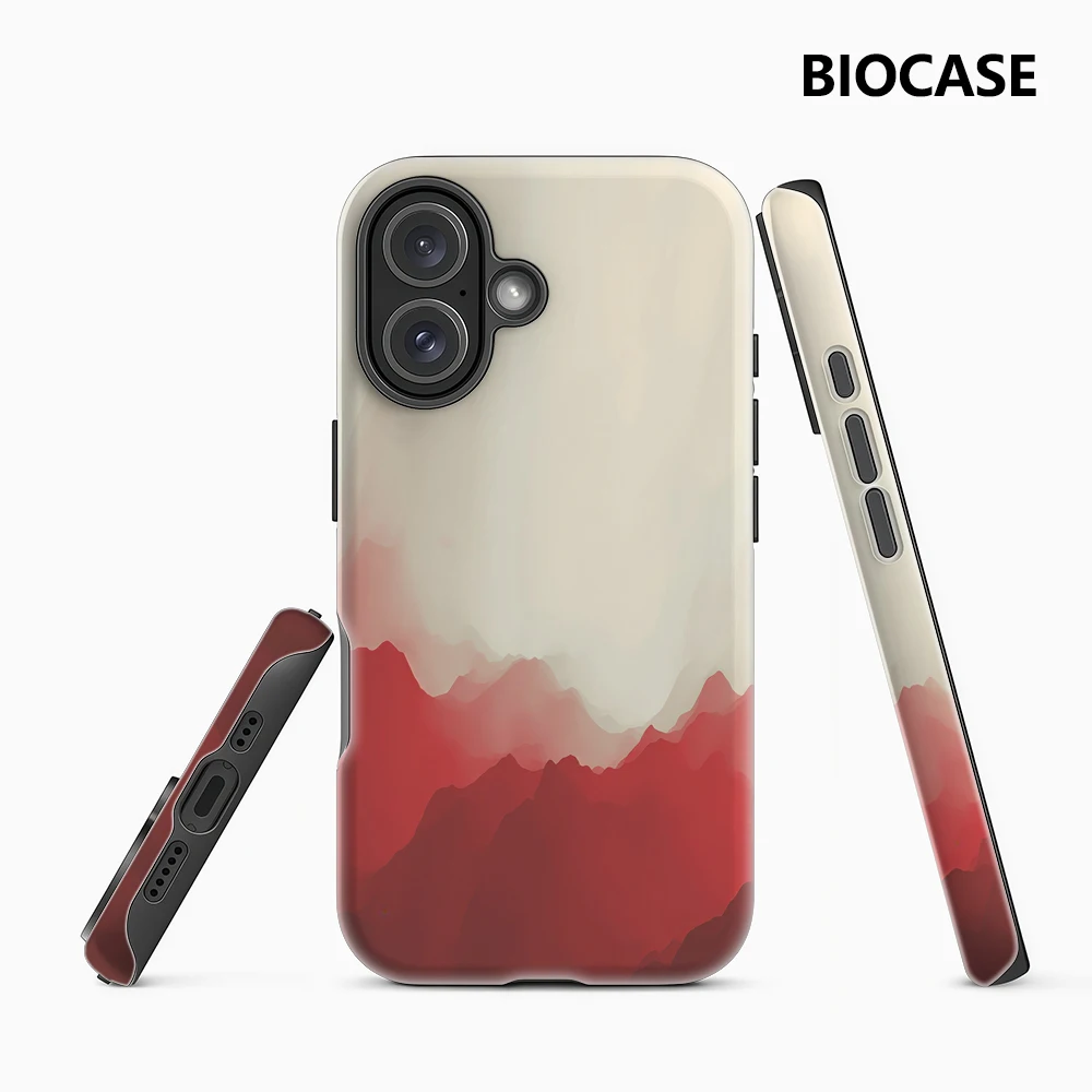 Misty Mountain Blush IPhone 17 Must-Haves Handyhülle für IPhone 17 16 15 14 13 12 Pro Max Plus Doppelschichtige Rückseite