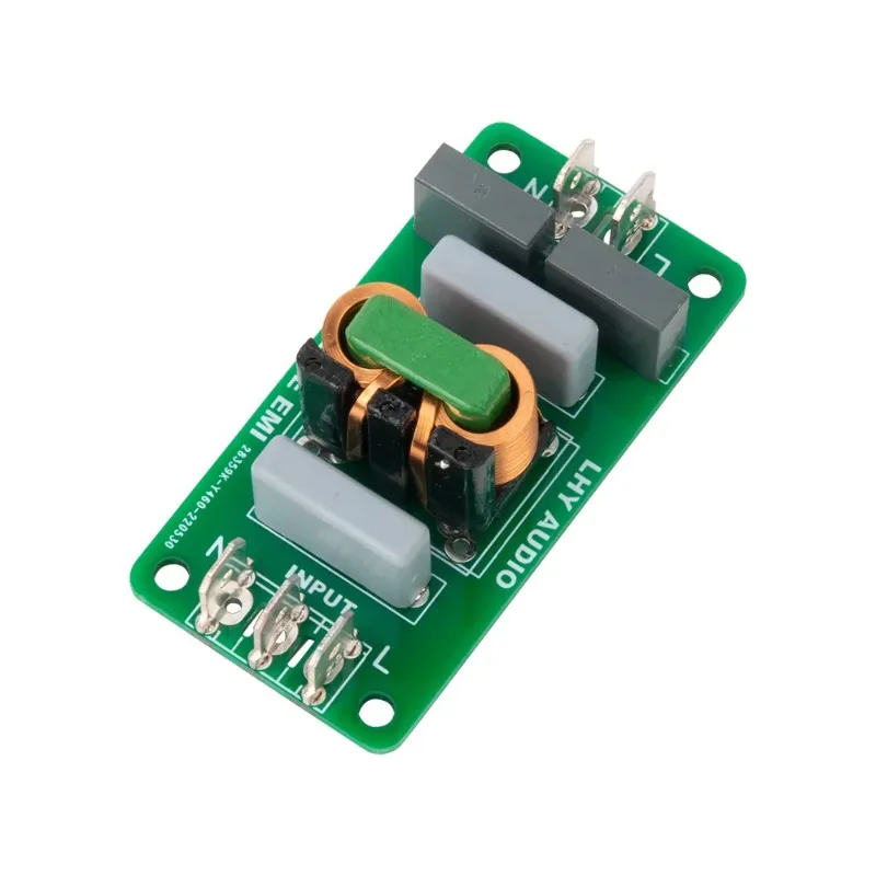 

Power filter board module emi filter AC mains purification fever audio noise reduction and anti-interference 4A
