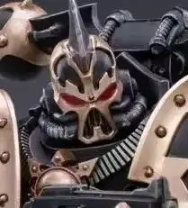 

JOYTOY 1/18 Action Figure Warhammer 40K Chaos Space Marines Black Legion Unicorn Warrior Model Toy Gift