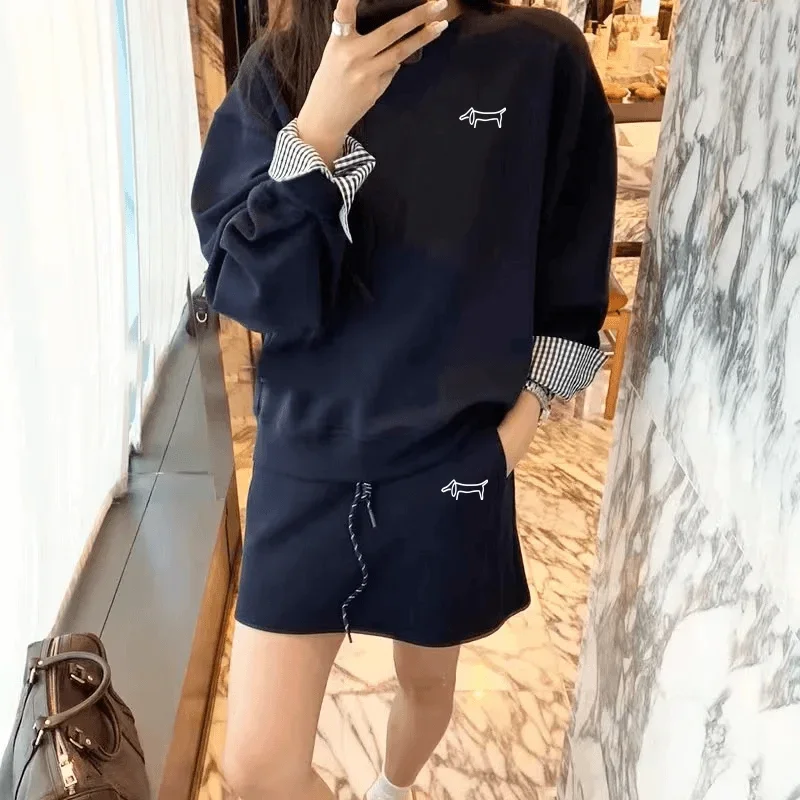 Autumn Golf Wear Women 2024 High Quality Golf Suits Korean New Two Piece Set Luxury T-shirt Casual Golf Skirt Women Golf Clothes