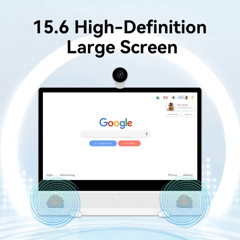 

Android /Learning Dual System 15.6 Inch Smart Tv Display Smart Screen Display Interactive Lcd Display With Free Tablet Case