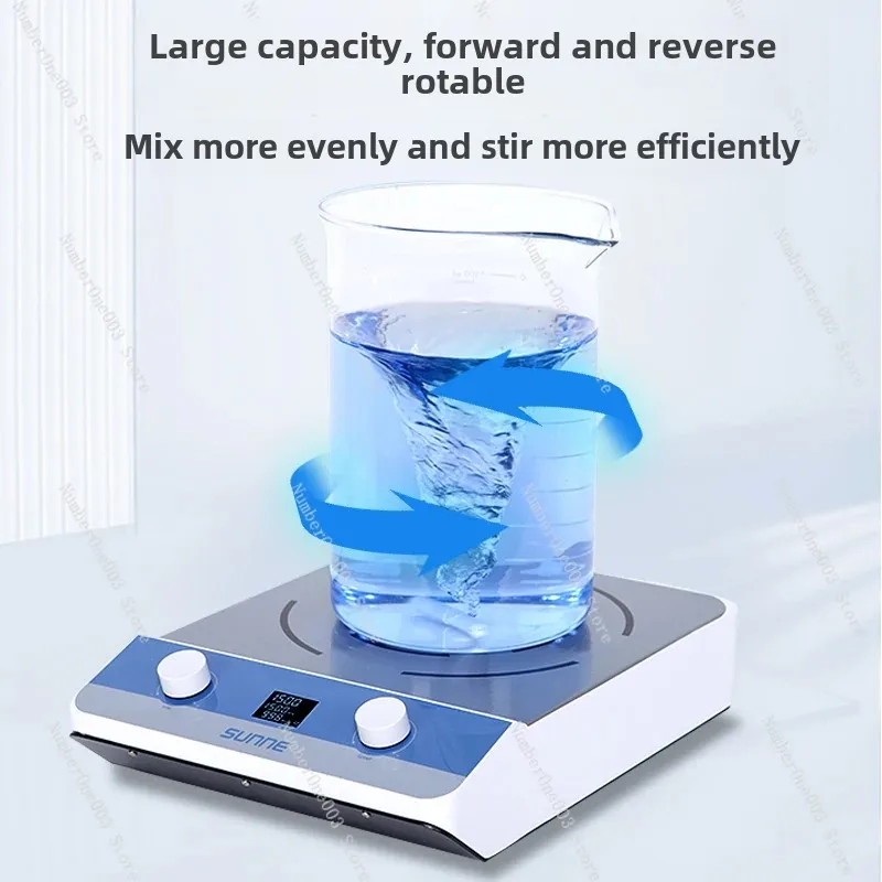 Magnetic Stirrer Digital Display Constant Temperature Multi-connection Large Capacity Mini Heating Laboratory Electromagnetic