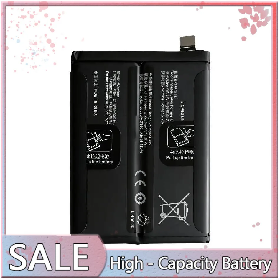 

For Vivo Iqoo Neo 6 6SE Premium Replacement Good Low-Temperature Performance B-U6 2350Mah Mobile Phone Battery