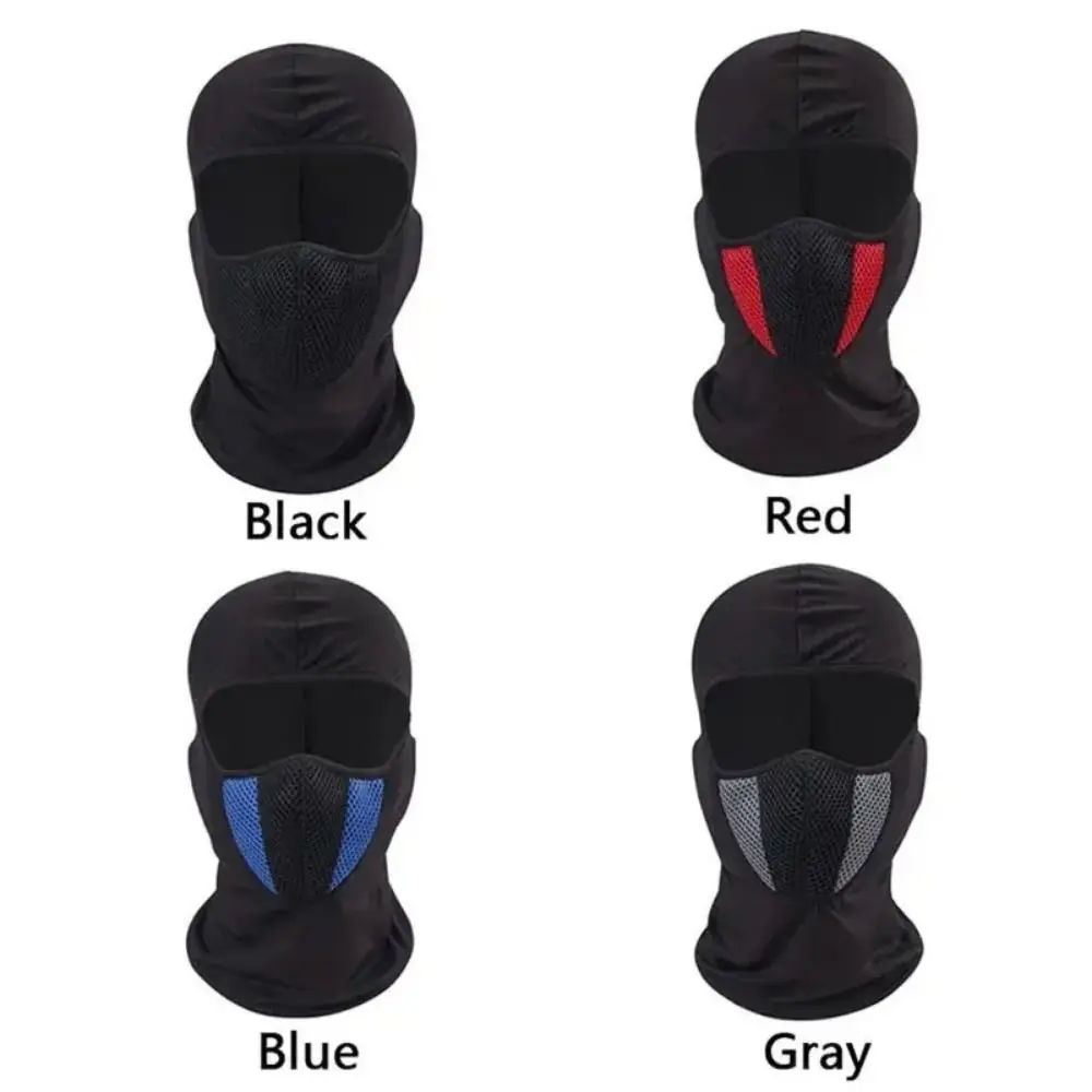 Prodyšné pletivo motocykl balaclava větruodolná UV ochrana opalovací krém obličej maska stretchable chladící plný obličej obal sportovní