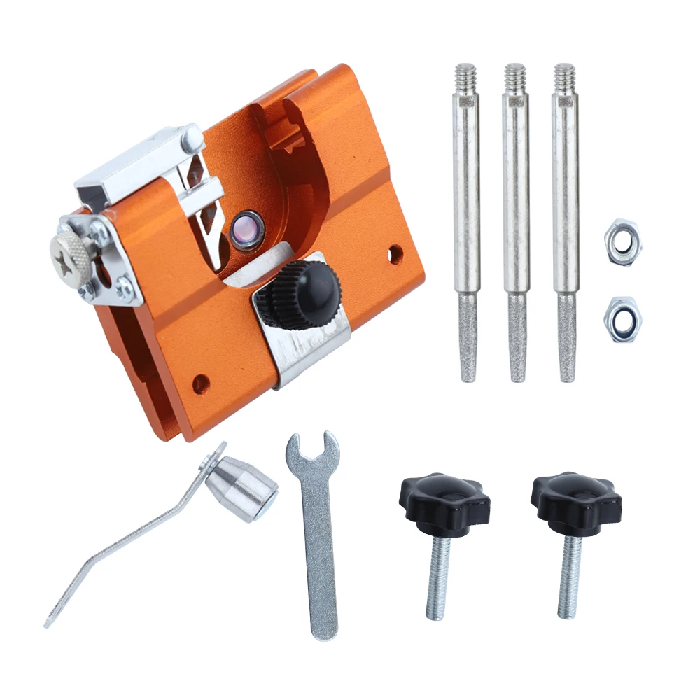 Chain Sharpening Jig Sharpener Kit Deluxe Sharpening For All Kinds of Chain Saws and Electric Saws for Lumberjack Garden Worker