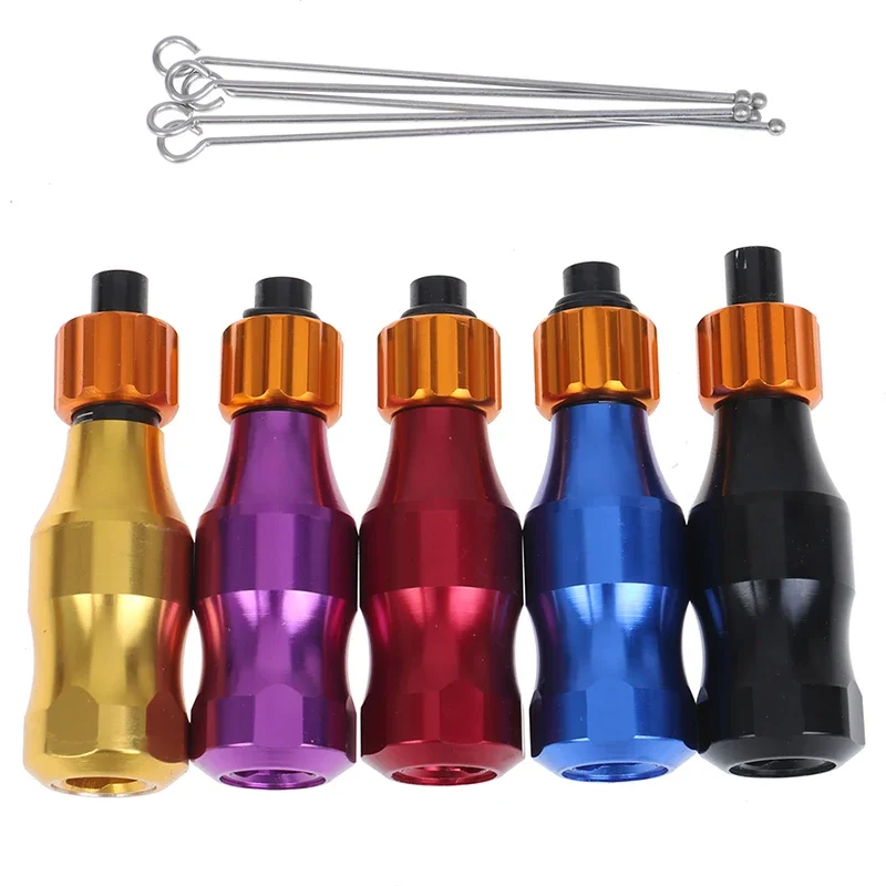 5Colors Adjustable Aluminium Tattoo Cartridge Grip Tubes Needle   Tattoo Gun Machine Microblading Tattoo Supplies Tools