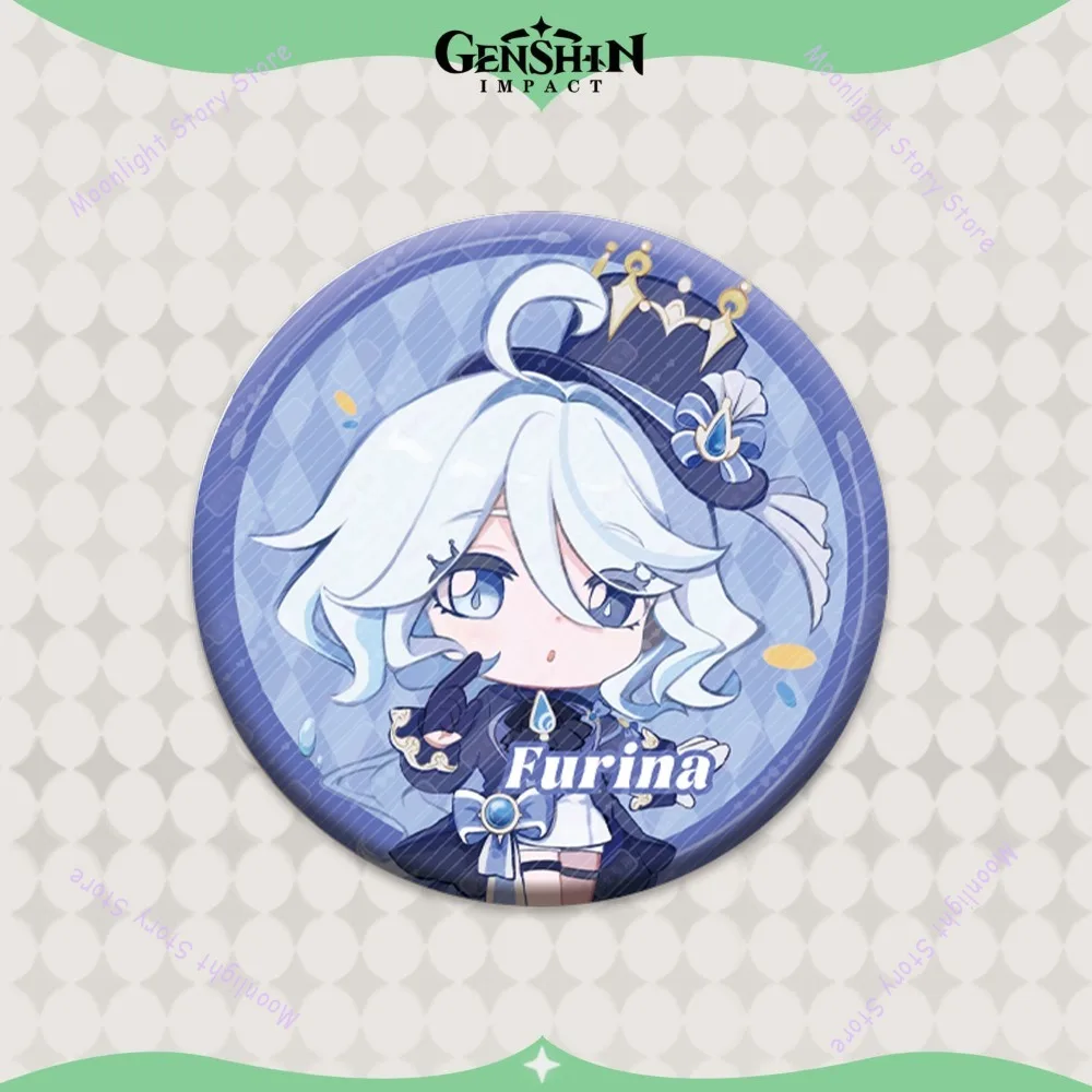 جينشين تأثير لعبة شارة تشيبي نمط Nashidafu نينا ويندي Skirmisher لعبة أنيمي شخصية قلادة هدية لمحبي تحصيل