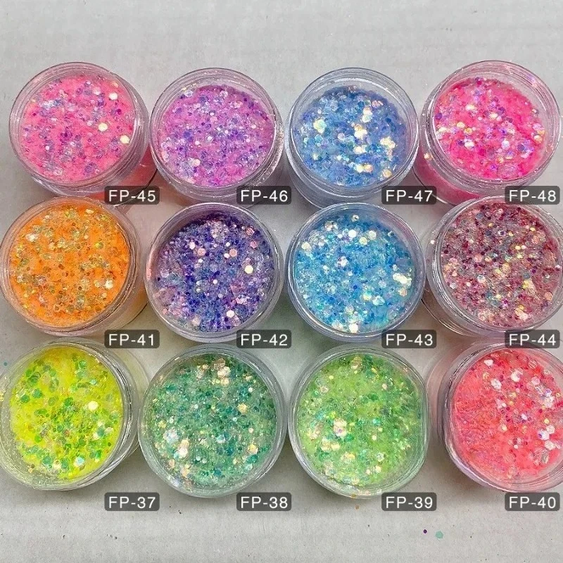 1kg Glitter Sequin Quicksand Rainbow Color Creative Crystal Clay Making/Art Painting/Manicure/Crafts Decoration Mixing Powder