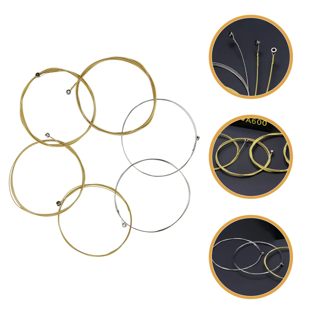 1Set Gitaarsnaren Akoestisch Elektrisch Universele Vervangingsset Standaard Spanning Mooi Accessoire