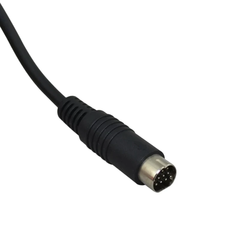 50PA 1.8m RGB Scart Cable AV Cord Stable Transmit 20-pin Connector for sega Saturn NTSC and PAL Plug - Black