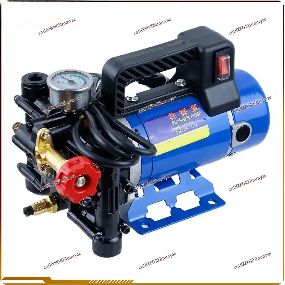 

Agricultural Electric High Pressure Pump 12V Double Cylinder Piston Pump Spraying Watering Car Wash Pesticide Sprayer