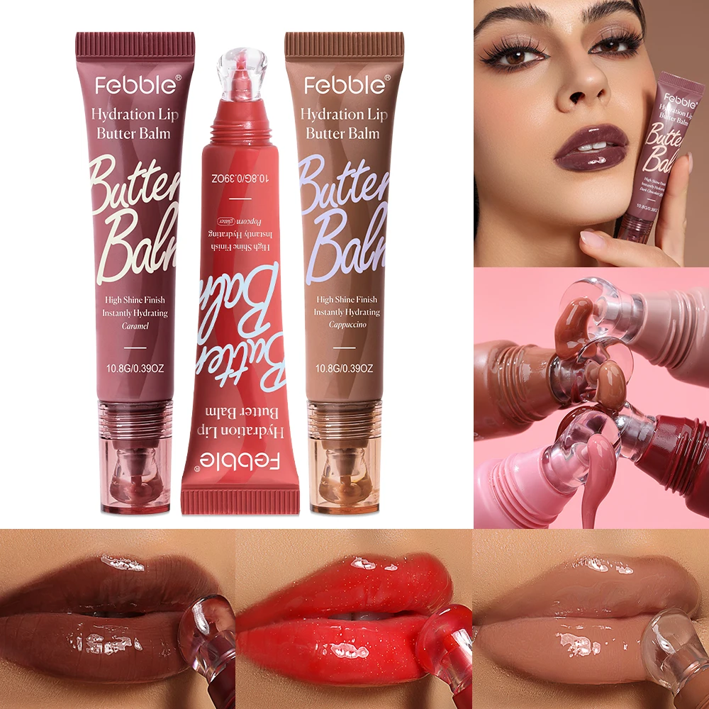 페블 3팩 립밤, 수분 공급 및 보습 립 시트, 컴팩트하고 휴대 가능