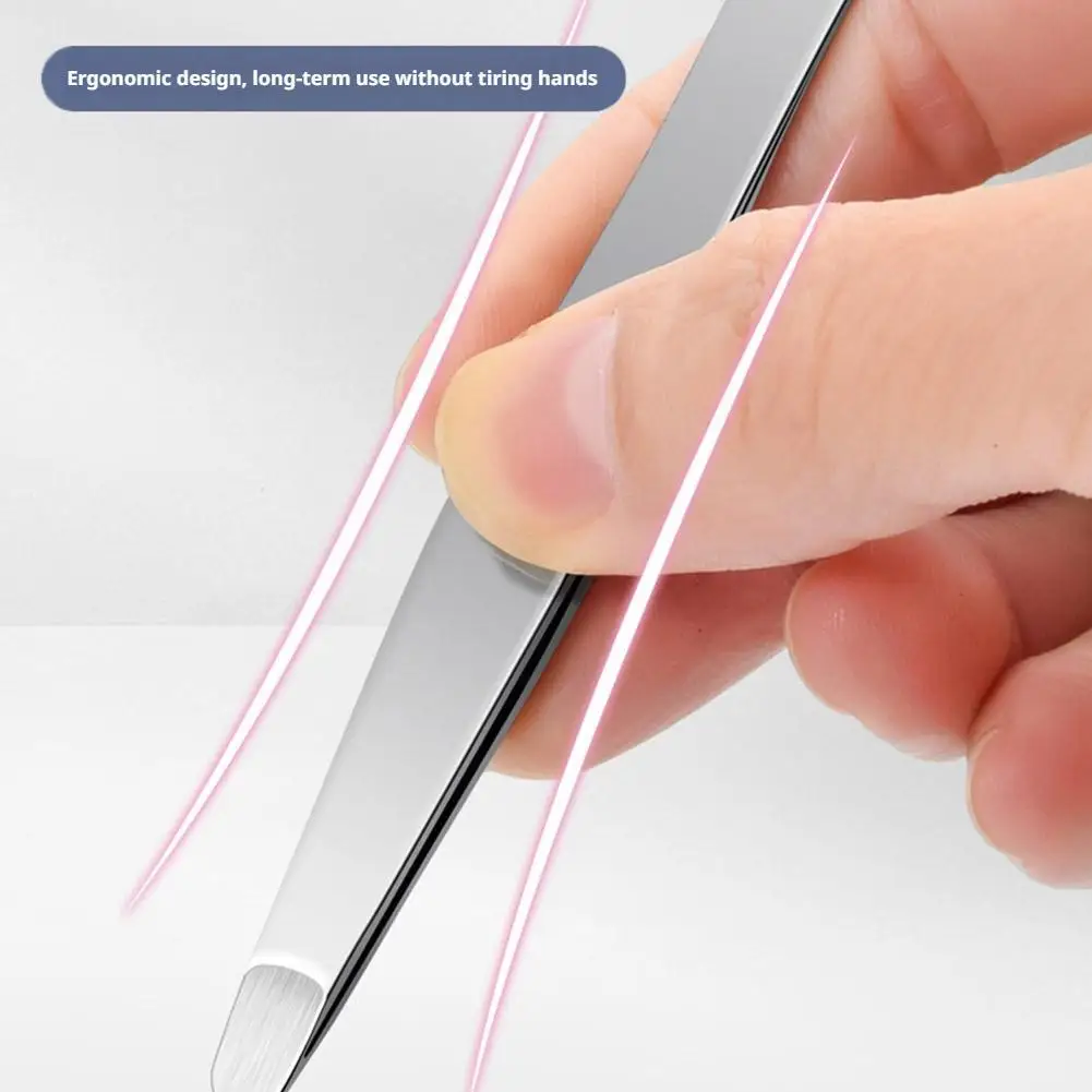 Roestvrijstalen wenkbrauw- en gezichtshaarverwijderaar Wenkbrauwpincet Antislip make-up verwijderaar Pincet Gereedschap Ontharing Make-up gereedschap