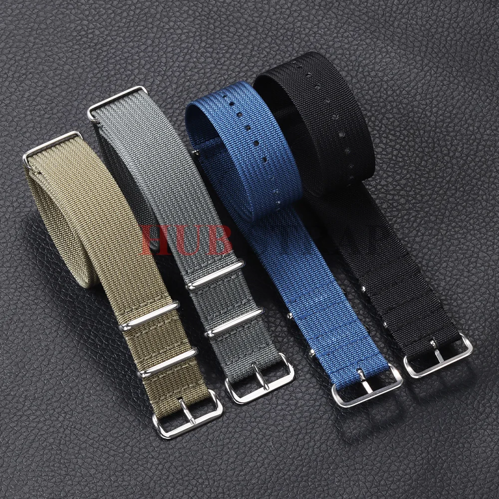 Nylon Canvas Watch Band 18mm 20mm 22mm Watch Straps Universal Military Fabric Watchband Men Women Bracelet for Seiko for Omega view 4