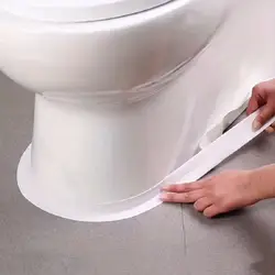 1pc Bathroom Waterproof Wall Stickers Sealing Tapes PVC Adhesive Sealing Strips Sink Edge Tape Kitchen Bathroom Accessories