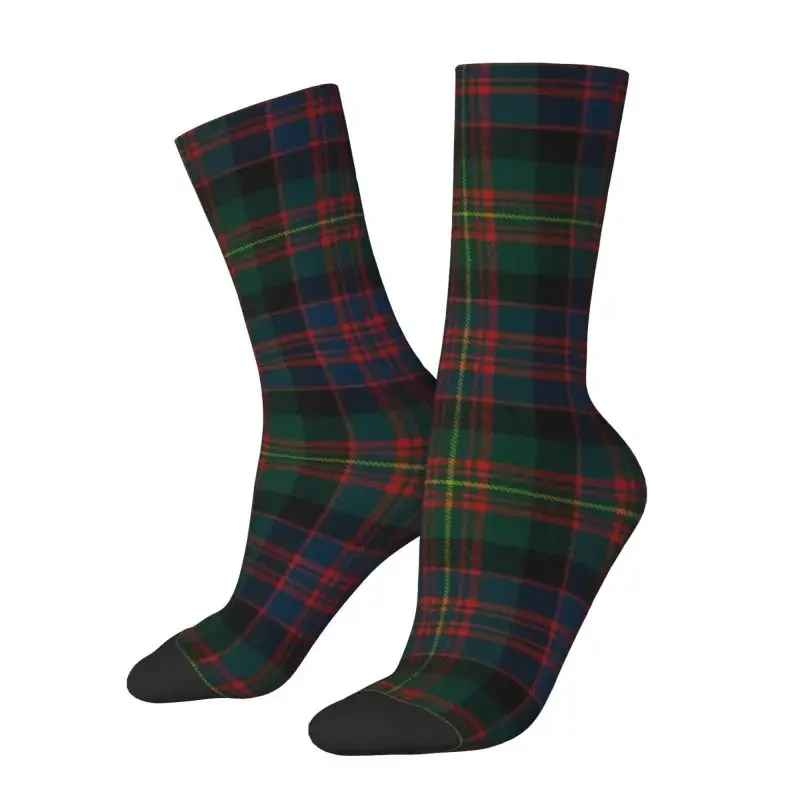 

Scotland Clans Carnegie Tartan Men's Crew Socks Unisex Funny Plaid Spring Summer Autumn Winter Dress Socks