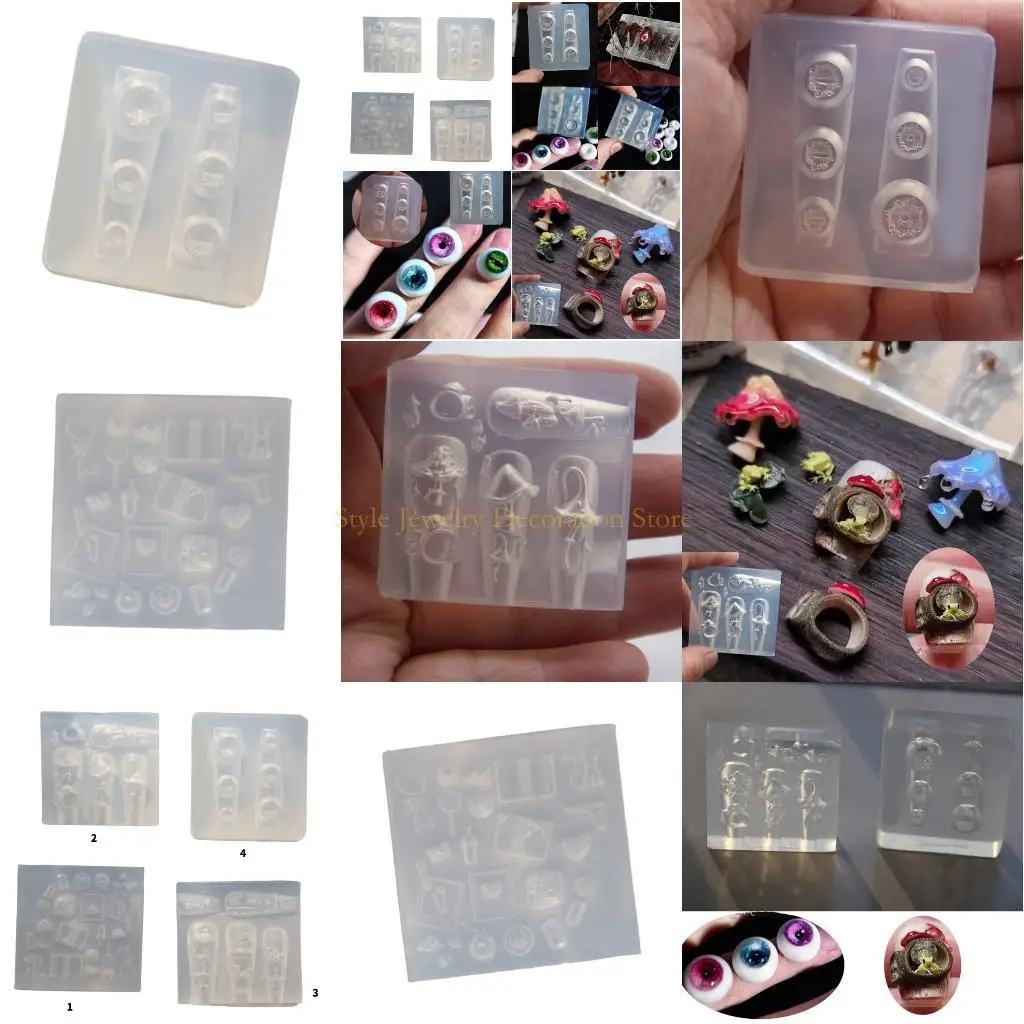 

D46E Creative Themed Art Charm Silicone Ploos Plound Gift для энтузиастов DIY