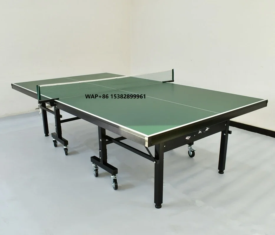 Factory Direct  Indoor Professional HDF Foldable Table Tennis Table 25mm Professional Table for Pingpong Direct Sales