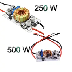 500W/250W 10A Step Up Power Supply DC 8.5V-48V to 10-50V Boost Converter Constant Voltage Current Drive Module Adjustable CC CV